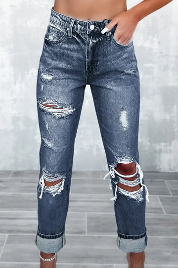 Jeans With Ripped Details