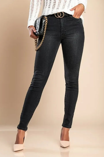 Stretch Jeans With Skinny Leg