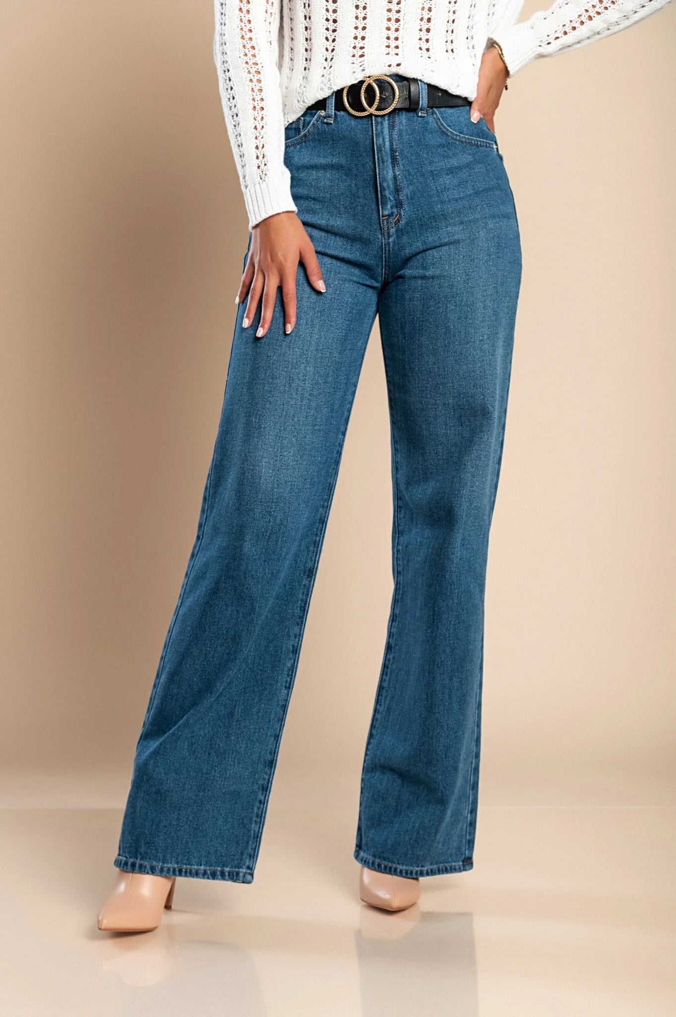 Wide-Leg Jeans