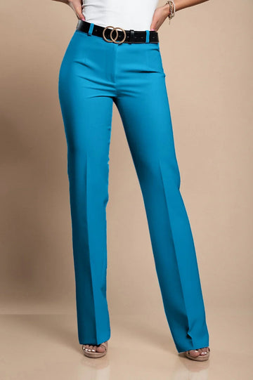 Elegant Long Trousers With Straight Leg
