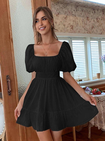 Bow Backless Dress