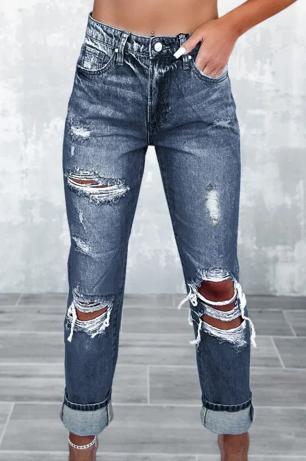 Jeans With Ripped Details