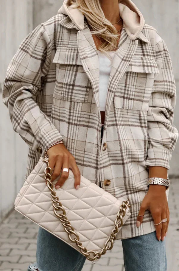 Overshirt With Checkered Print