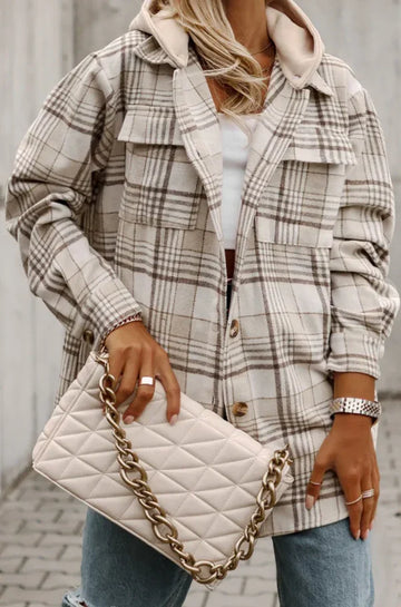 Overshirt With Checkered Print