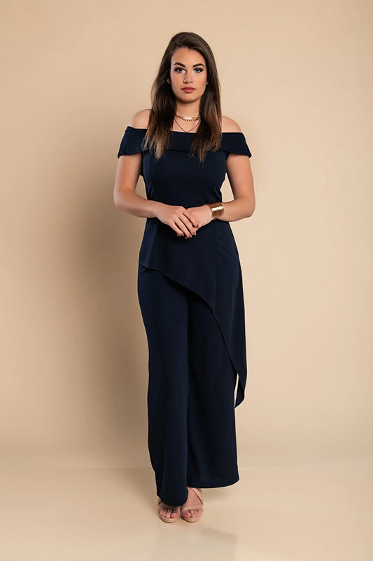 Elegant Set of Asymmetrical Top And Pants