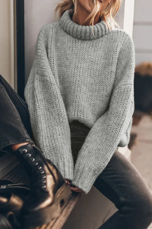 Oversize Turtleneck Sweater