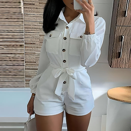 Woven Casual Jumpsuit
