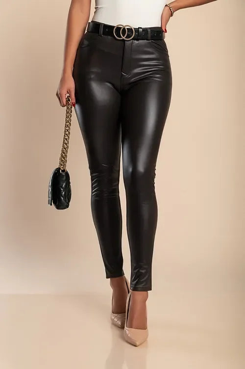 Faux Leather Pants