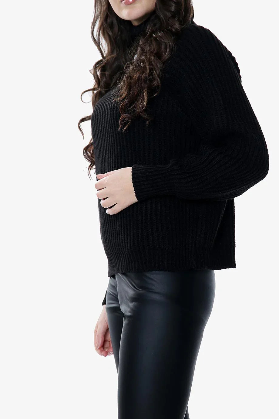 Balloon Sleeve Knit Jumper